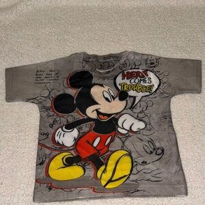 Disney Mickey and the Roadster Racers Kids T-Shirt - Gray, Red, Yellow
